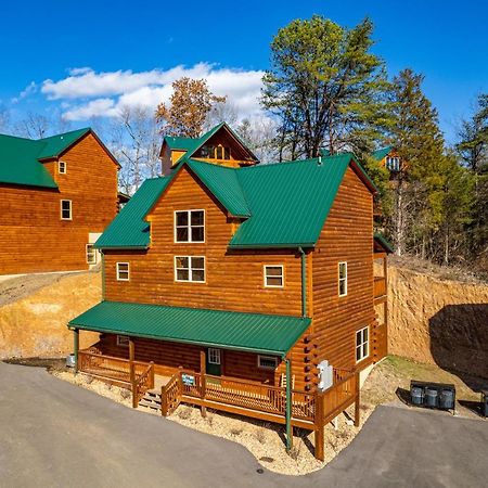 5Bd5B Escape Cabin With 2 Hottubs, Thtr &Game Rm,1Mi To The Parkway! 4Mi To Dollywood - Spring Deal Pigeon Forge Bagian luar foto